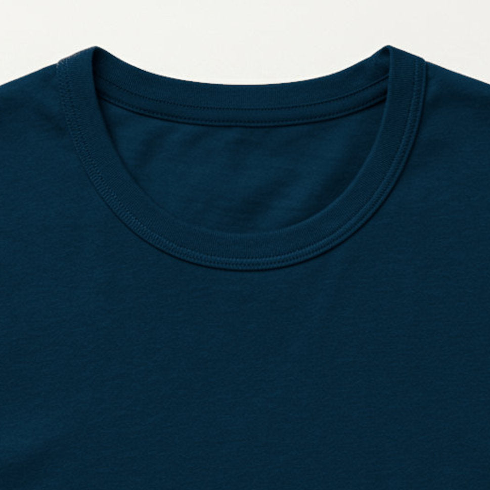 The Engineered Performance Tee in Navy Blue, premium blank t-shirt for decoration