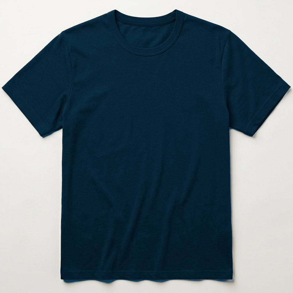 The Engineered Performance Tee in Navy Blue, premium blank t-shirt for decoration