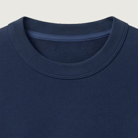 Signature Heavyweight French Terry Tee in Navy Blue 260 GSM premium blank 100% cotton T-Shirt