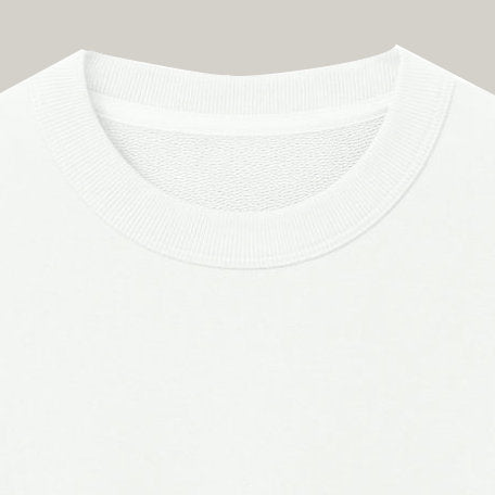Signature Heavyweight French Terry Tee in Optical White, 260 GSM premium blank 100% cotton T-Shirt