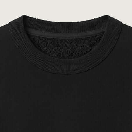 Signature Heavyweight French Terry T-shirt in Obsidian Black, 260 GSM premium blank 100% cotton T-Shirt